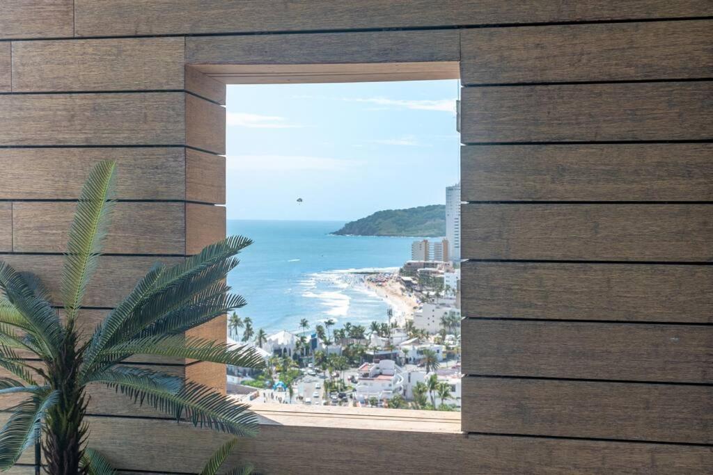 Апартаменты Piso 18 En Malecon Con Vista Al Mar Масатлан Экстерьер фото