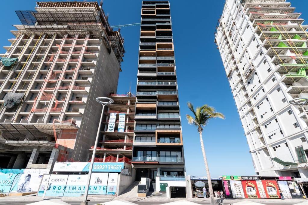 Апартаменты Piso 18 En Malecon Con Vista Al Mar Масатлан Экстерьер фото